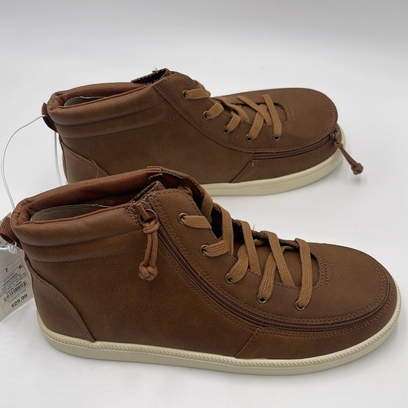 NWT BILLY Footwear Kids’ Zip-Around Boots - Brown (Big Kids, Various Sizes) - Picture 6 of 10